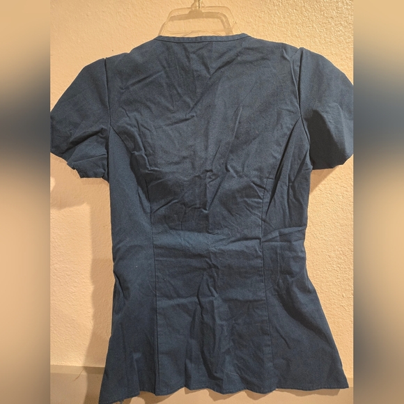 Jaanuu Blue Scrub Top XS - Picture 5 of 5